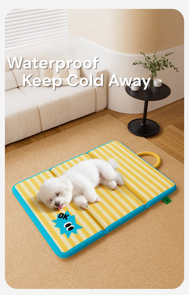 Handheld Dual-Sided Pet Sleeping Mat – Reversible Foldable Lightweight Dog & Cat for All Seasons