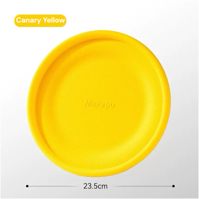 MEIANJU Anti-Chew Silicone Dog Frisbee Soft Non-Slip