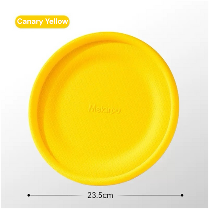 MEIANJU Anti-Chew Silicone Dog Frisbee Soft Non-Slip