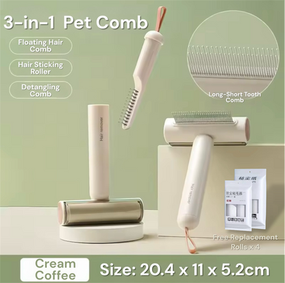 3-In-1 Multipurpose Dog/Cat Comb