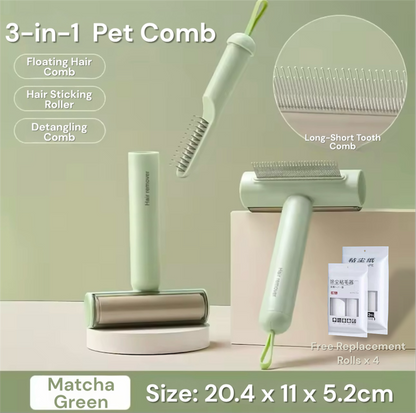 3-In-1 Multipurpose Dog/Cat Comb
