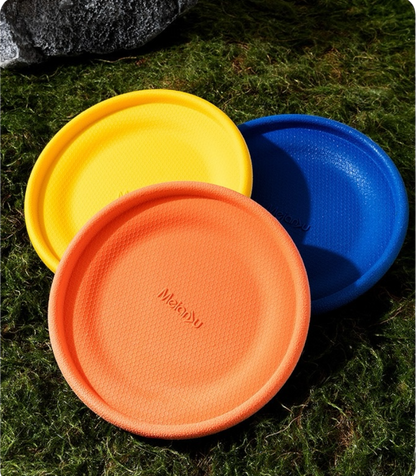 MEIANJU Anti-Chew Silicone Dog Frisbee Soft Non-Slip
