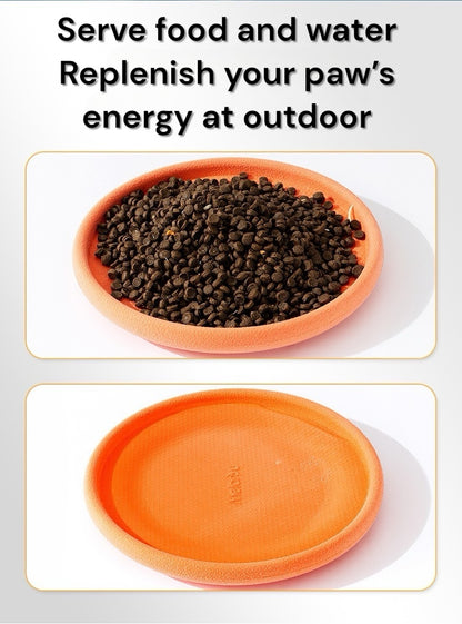 MEIANJU Anti-Chew Silicone Dog Frisbee Soft Non-Slip