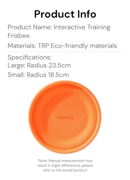 MEIANJU Anti-Chew Silicone Dog Frisbee Soft Non-Slip