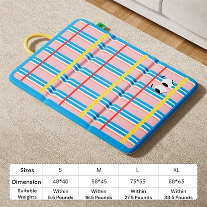 Handheld Dual-Sided Pet Sleeping Mat – Reversible Foldable Lightweight Dog & Cat for All Seasons