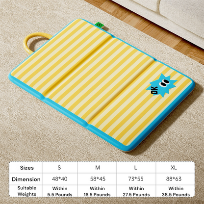 Handheld Dual-Sided Pet Sleeping Mat – Reversible Foldable Lightweight Dog & Cat for All Seasons